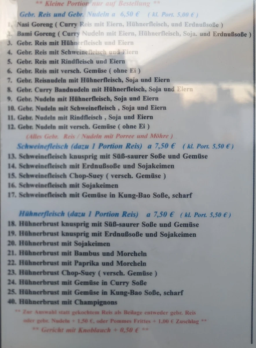 Speisekarte photo 5