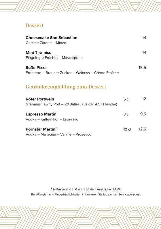 Speisekarte, Lemabri