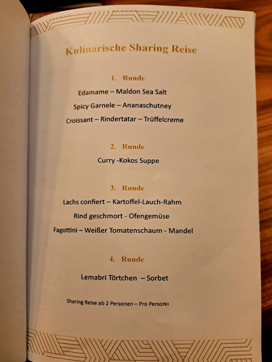 Speisekarte, Lemabri