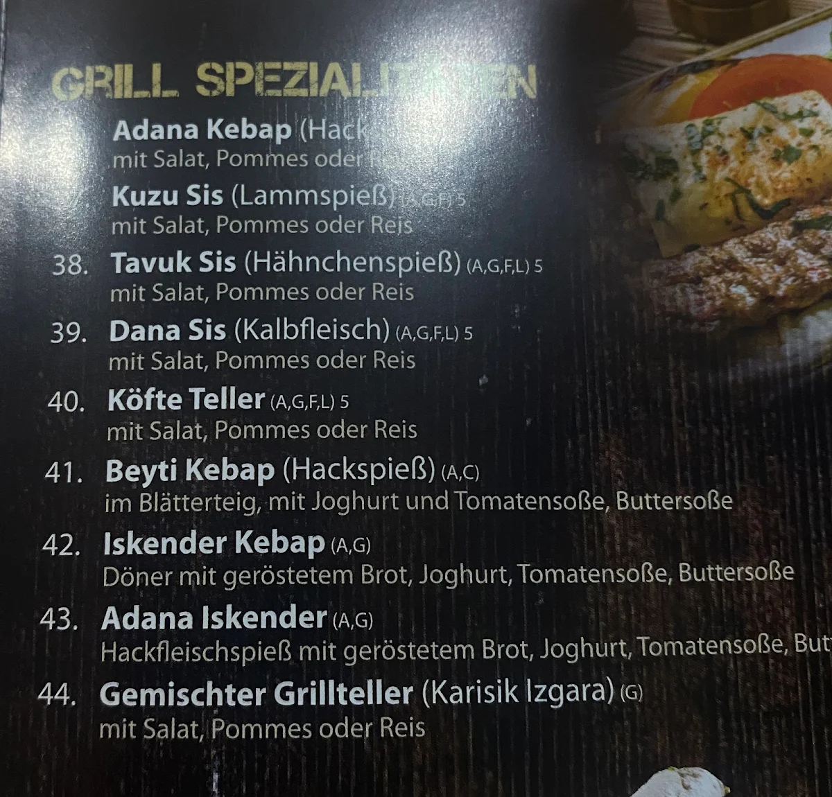 Speisekarte photo 1