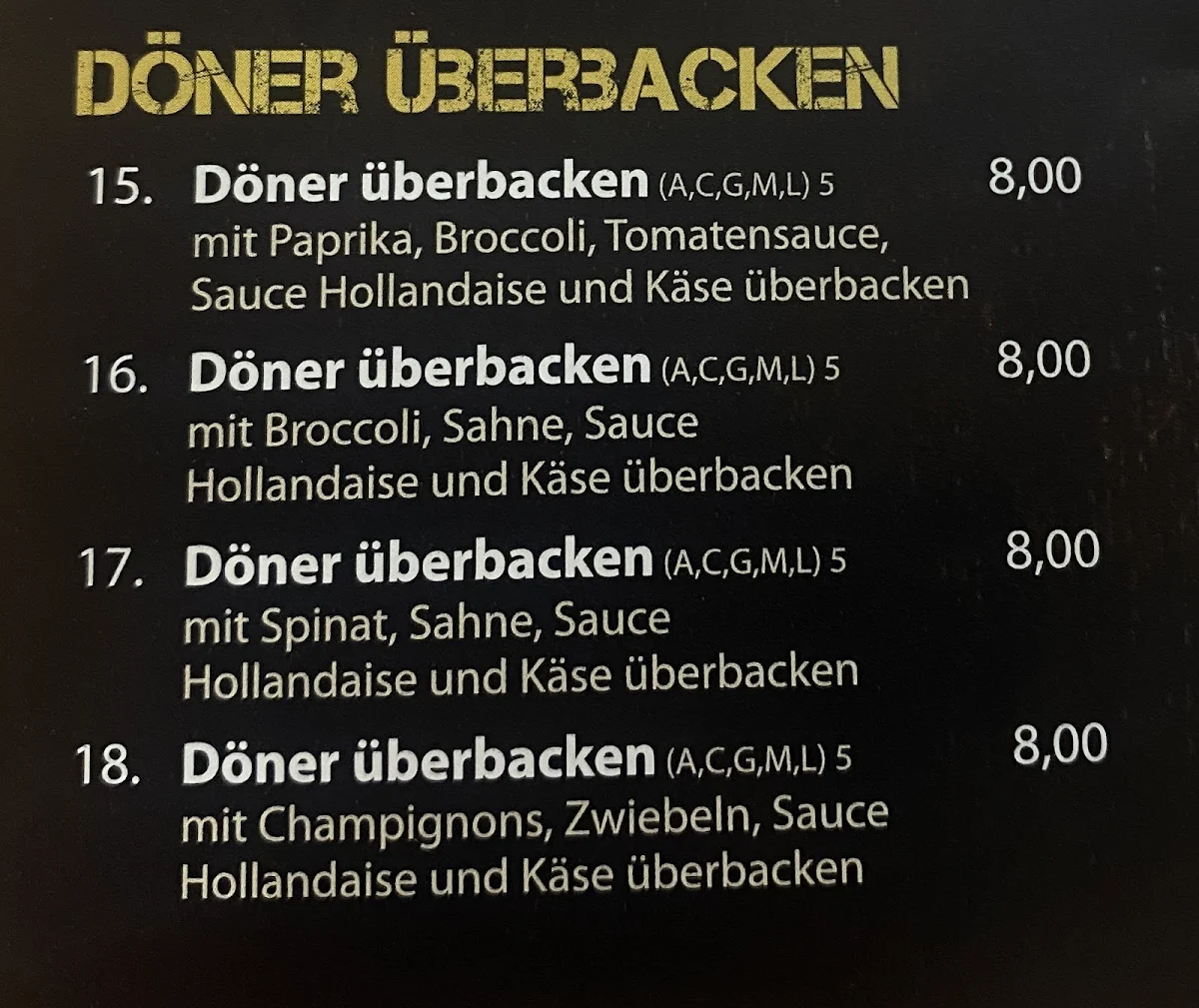 Speisekarte photo 7