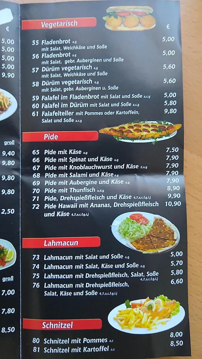 Speisekarte photo 5