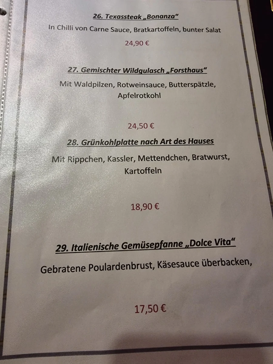 Speisekarte photo 3