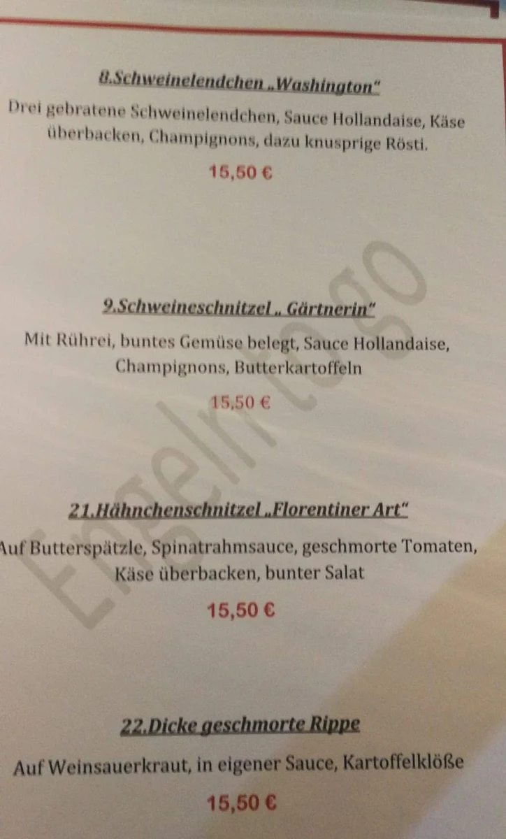 Speisekarte photo 5