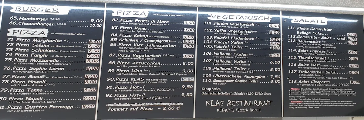 Speisekarte photo 2