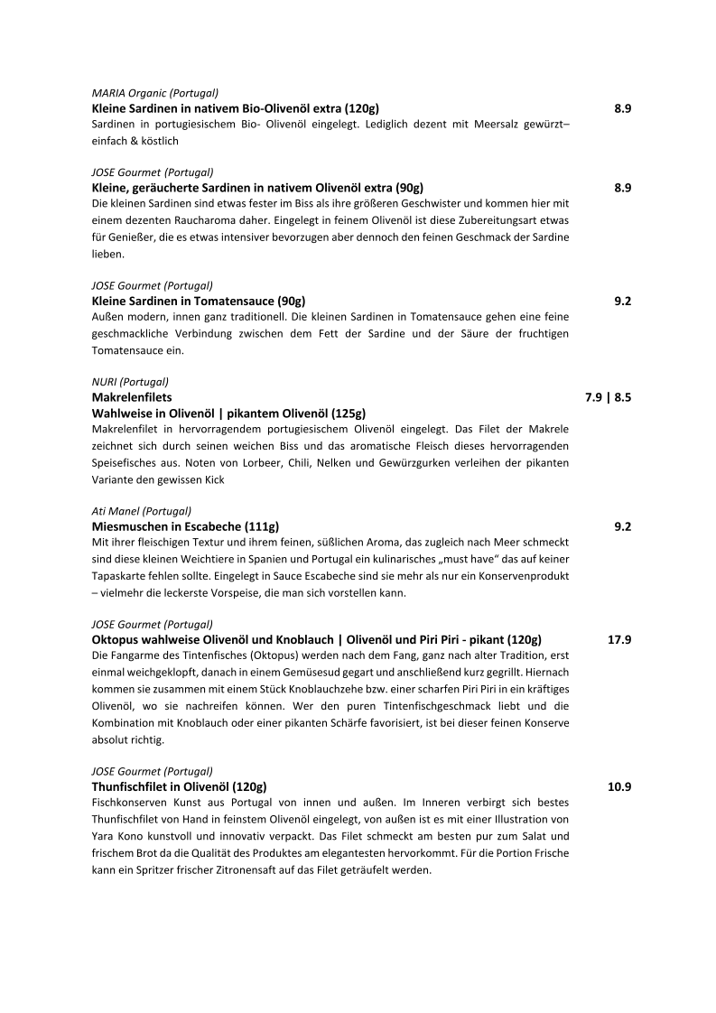 Speisekarte photo 2