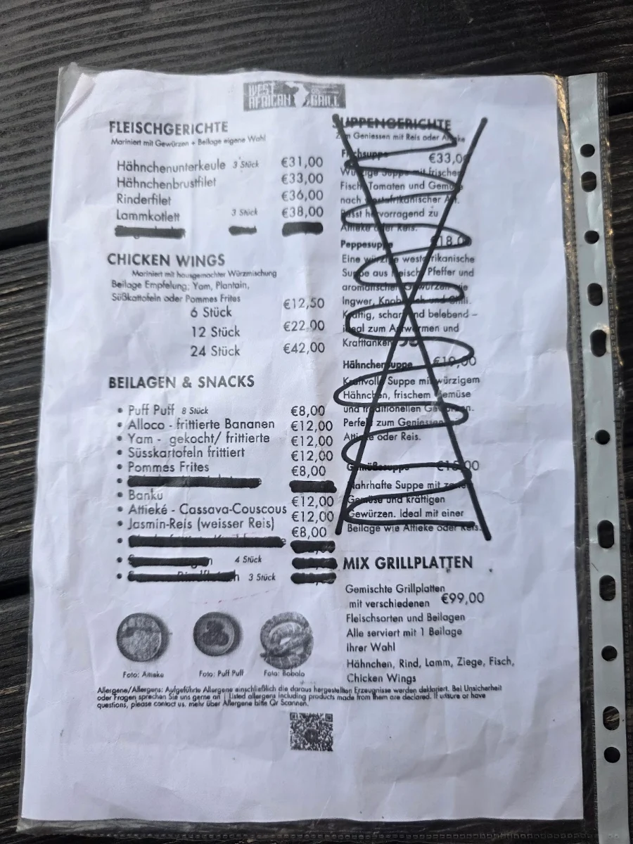 Speisekarte photo 1