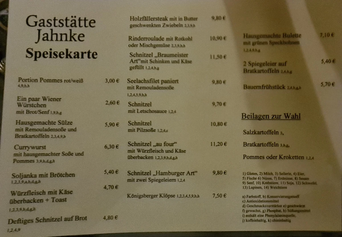 Speisekarte photo 6
