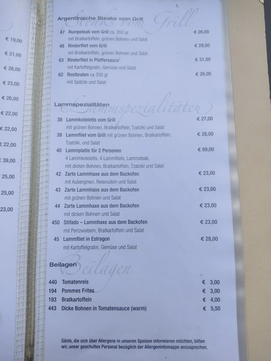 Speisekarte photo 4