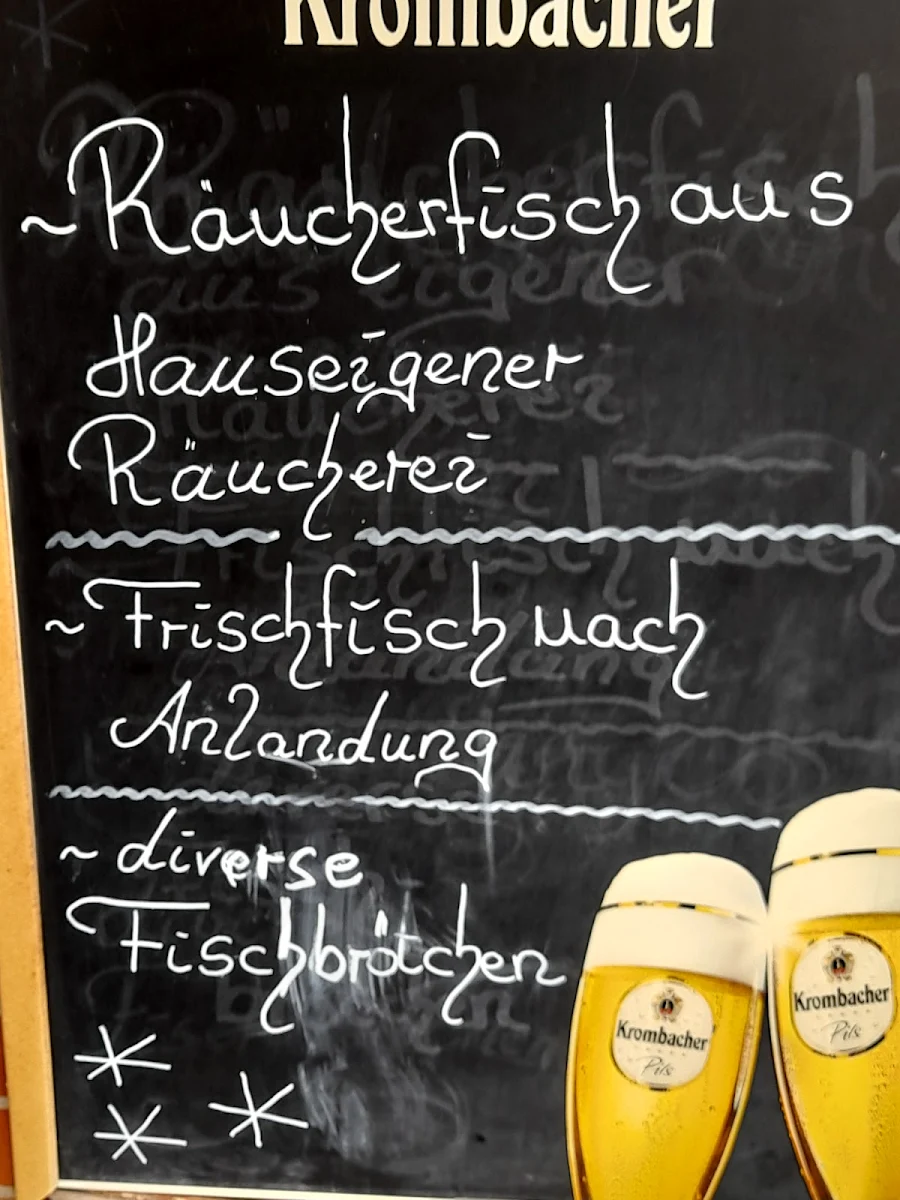 Speisekarte, Fischerstube Ratzeburg
