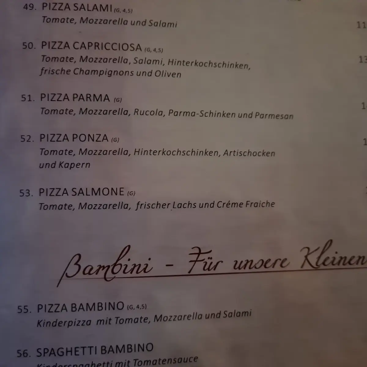 Speisekarte photo 4