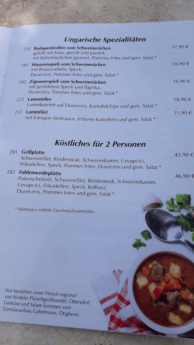 Speisekarte photo 3