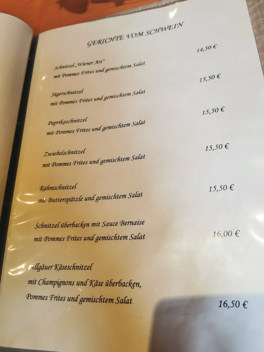 Speisekarte photo 1