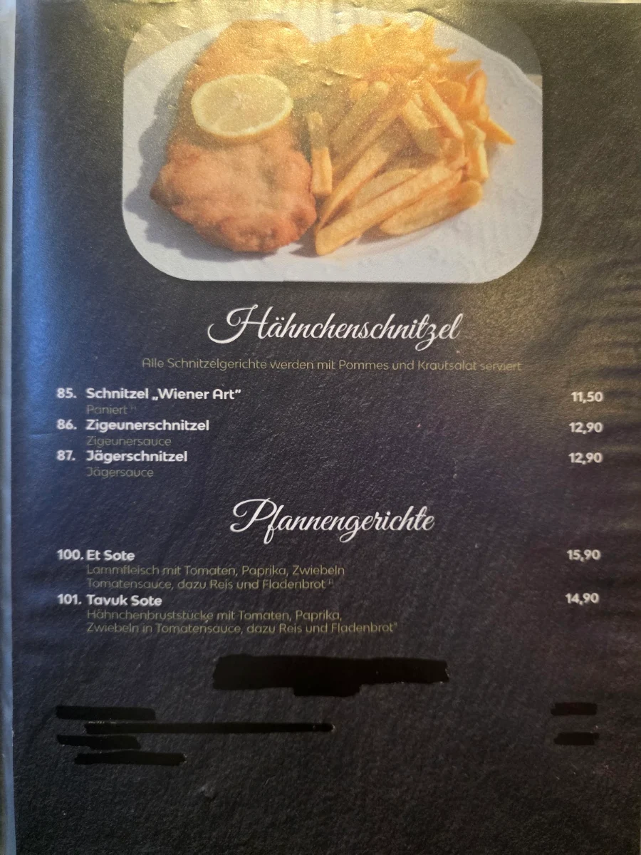 Speisekarte photo 1