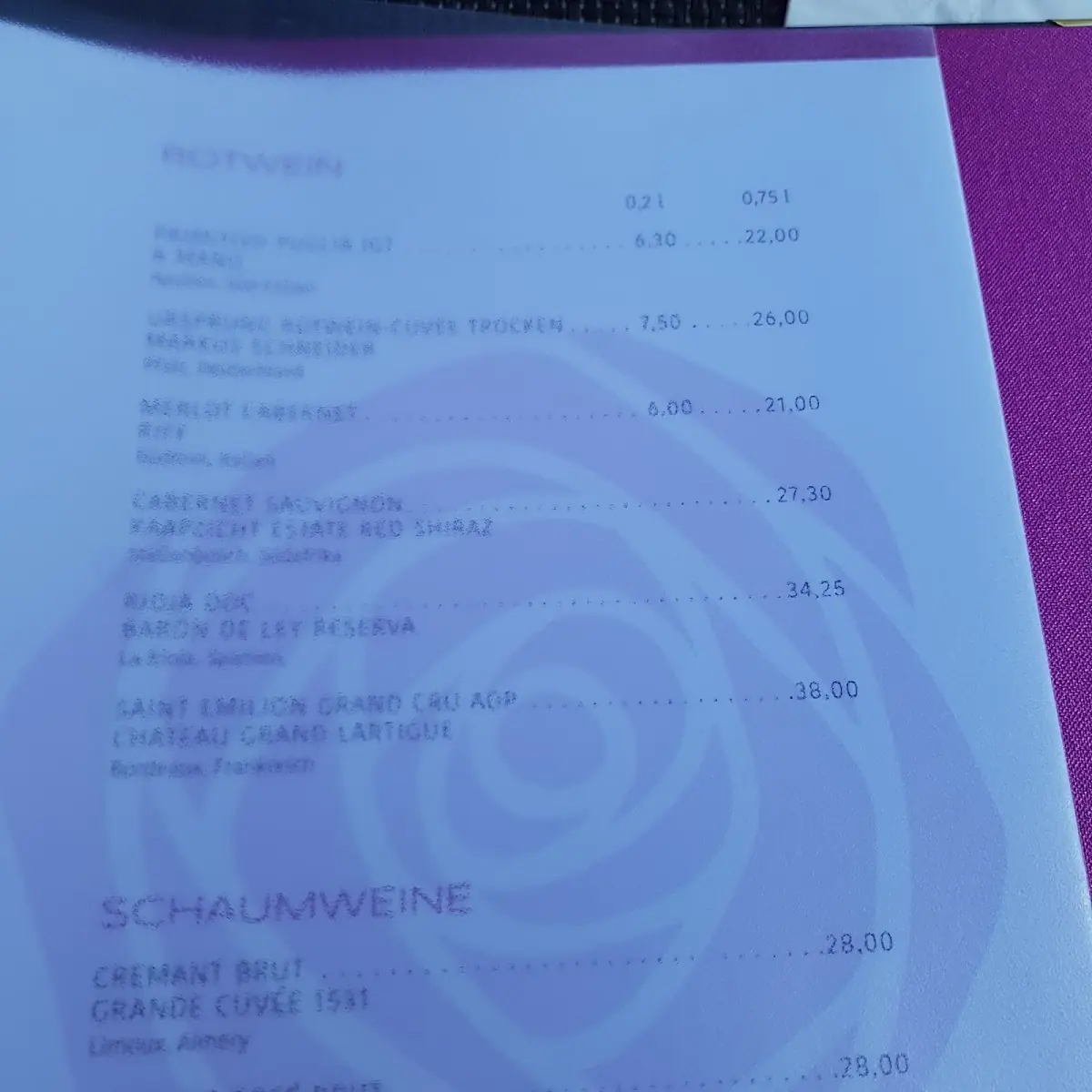 Speisekarte photo 8