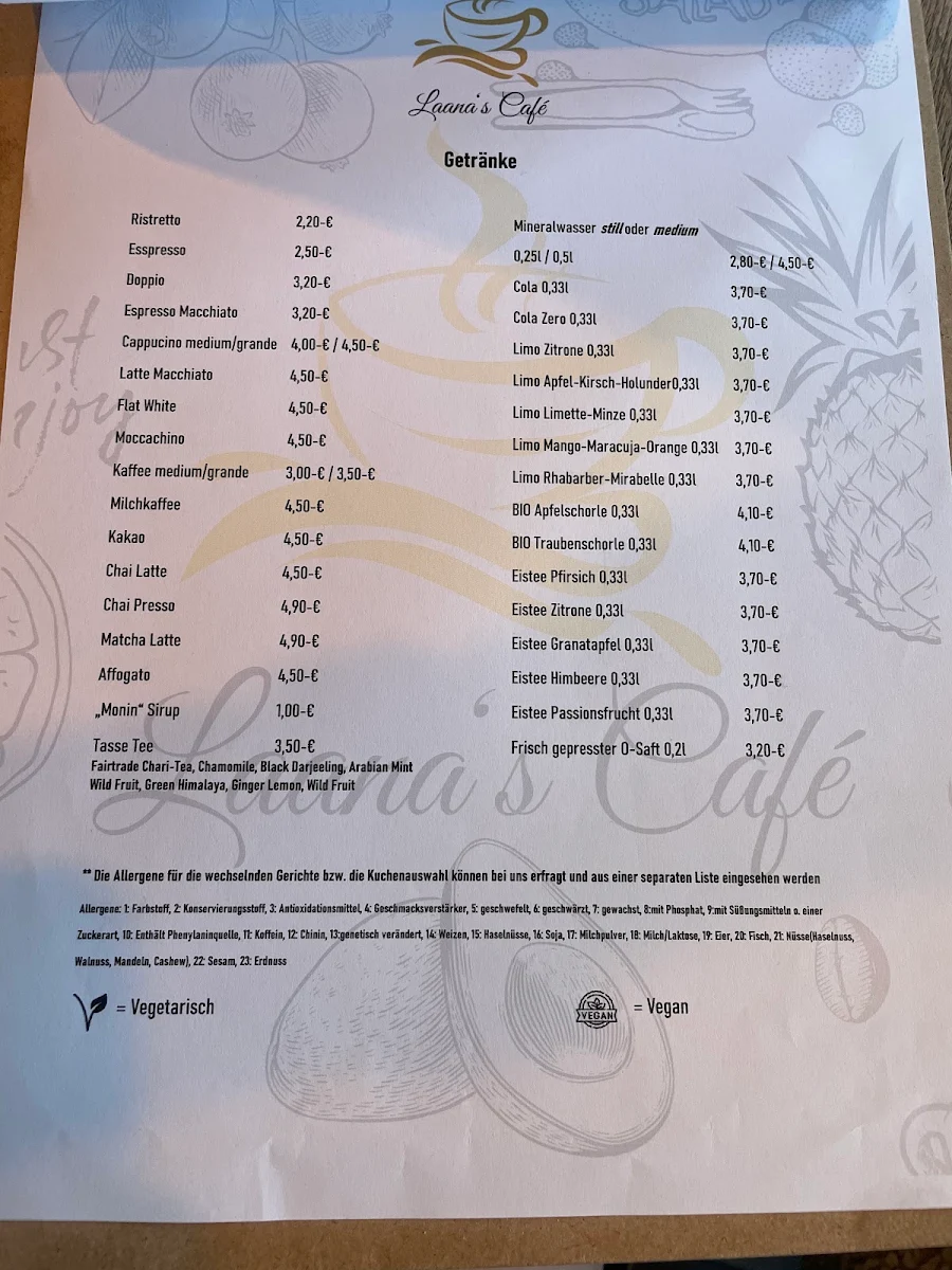 Speisekarte photo 2