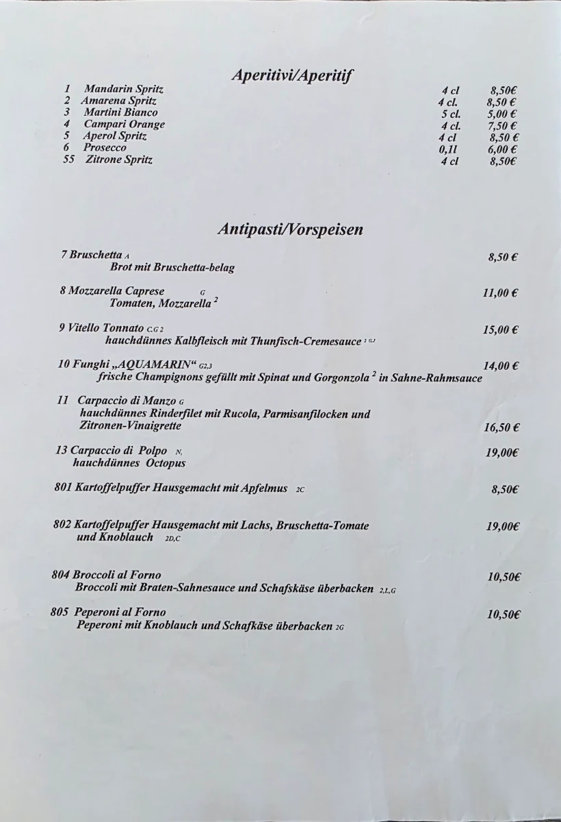 Speisekarte photo 3