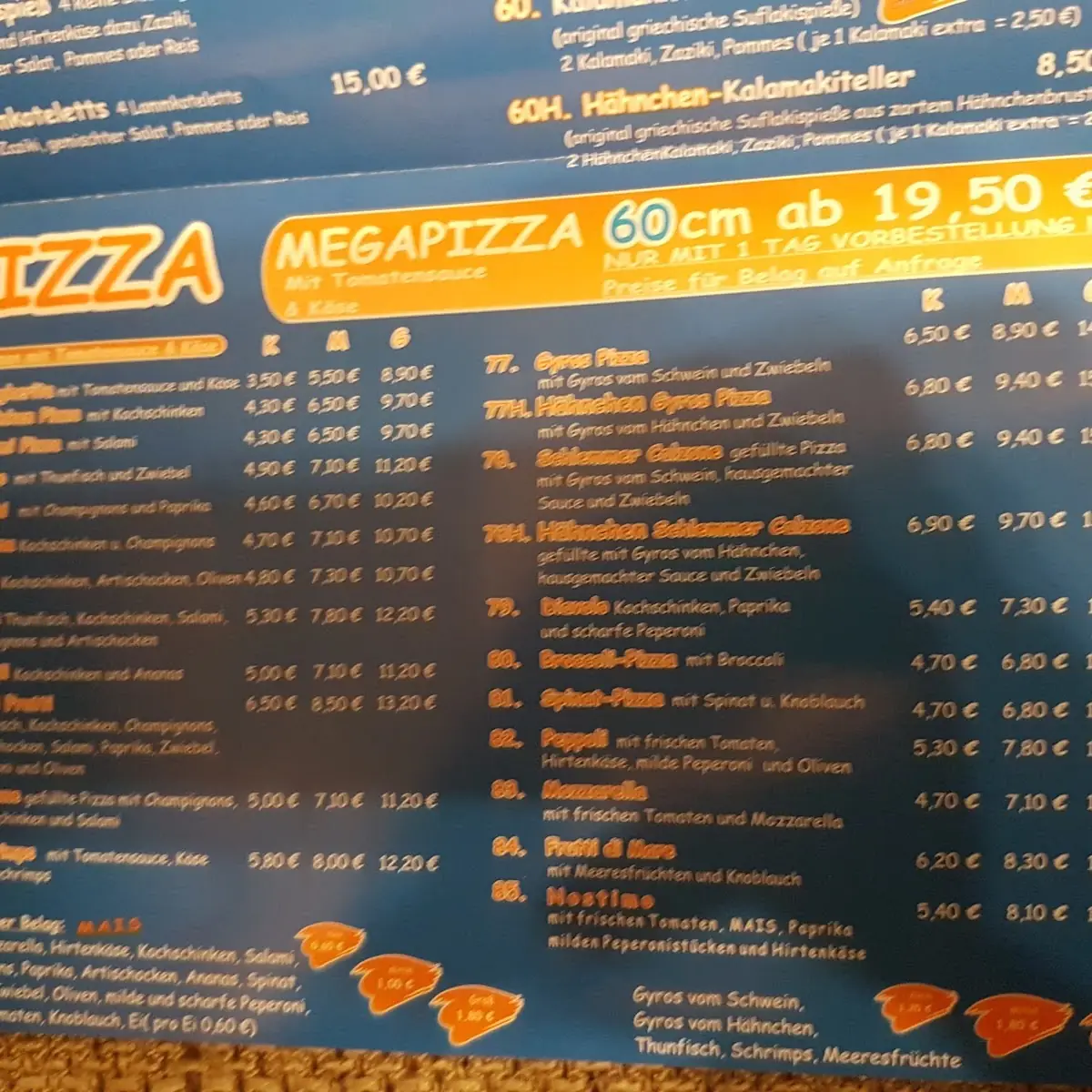 Speisekarte photo 3