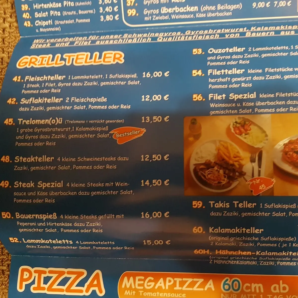 Speisekarte photo 4