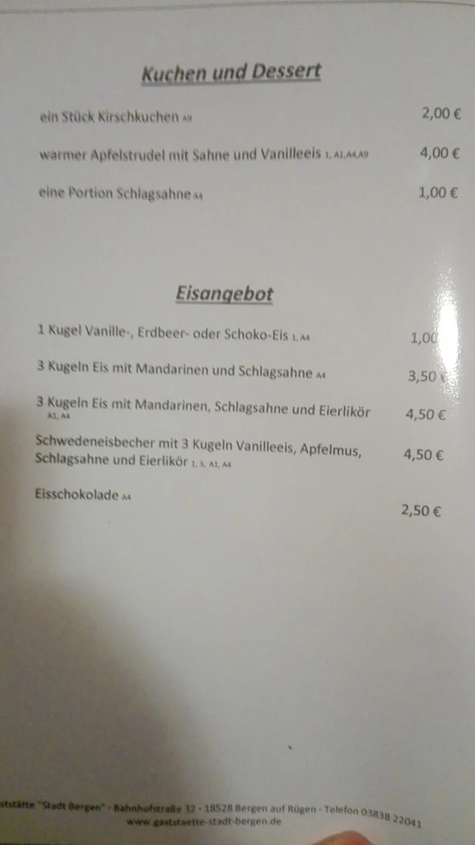 Speisekarte photo 3