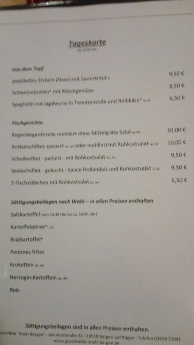 Speisekarte photo 4