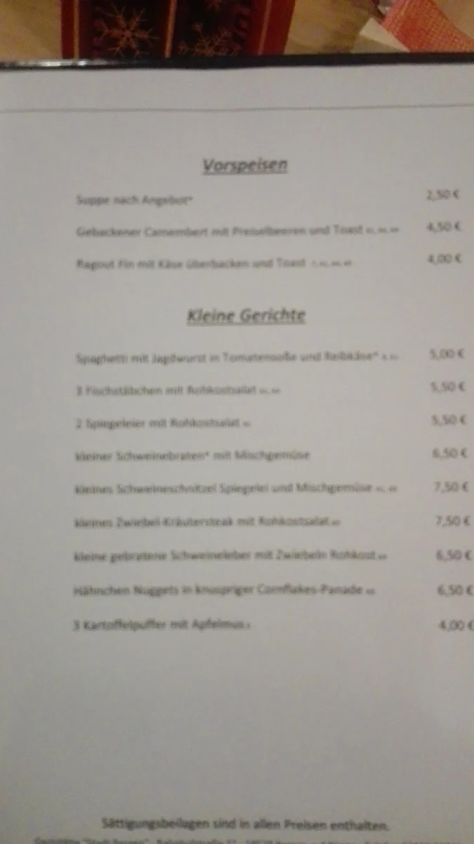 Speisekarte photo 5