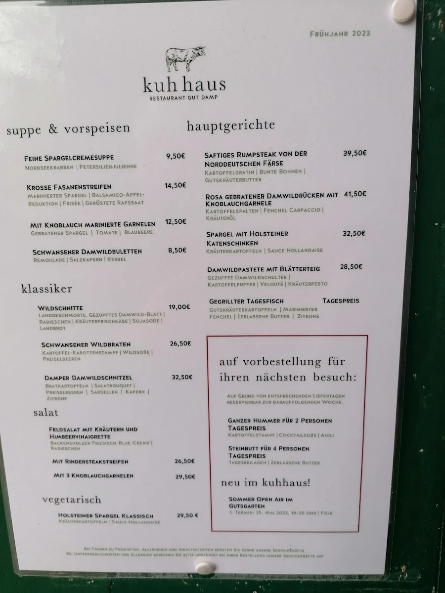 Speisekarte photo 2