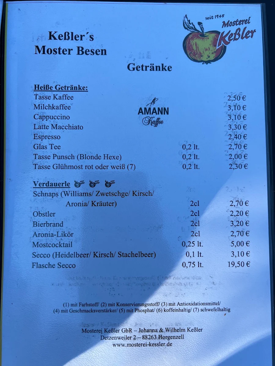 Speisekarte photo 2