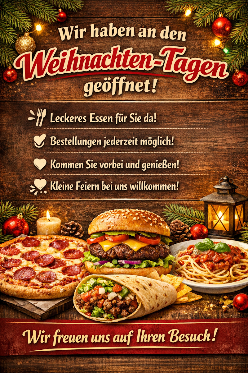 Speisekarte, Crazy-Chickengrill