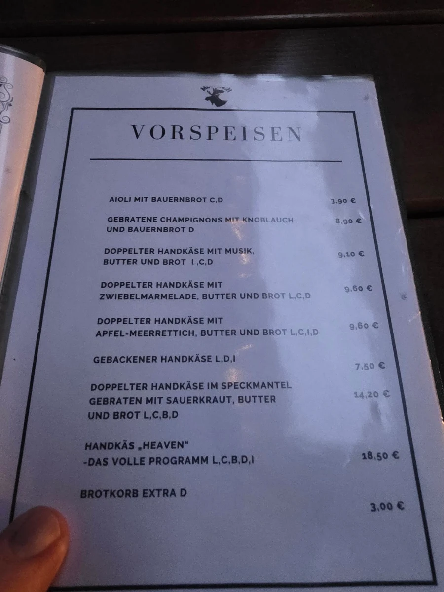 Speisekarte photo 1