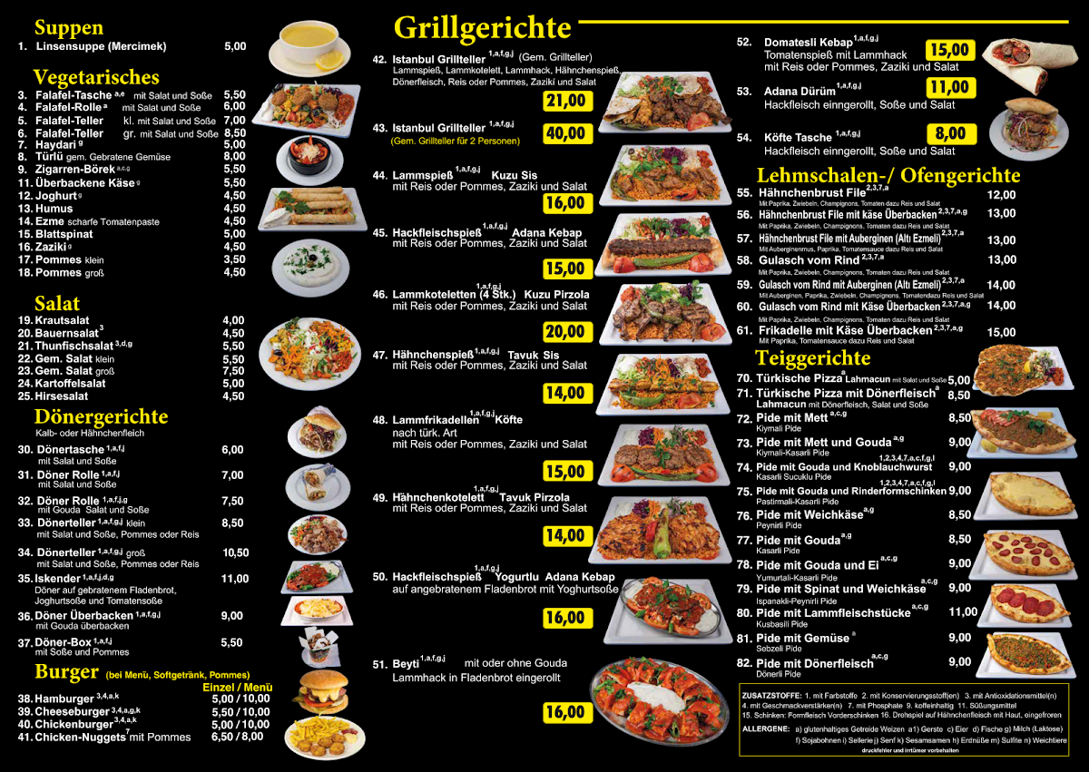 Speisekarte photo 1