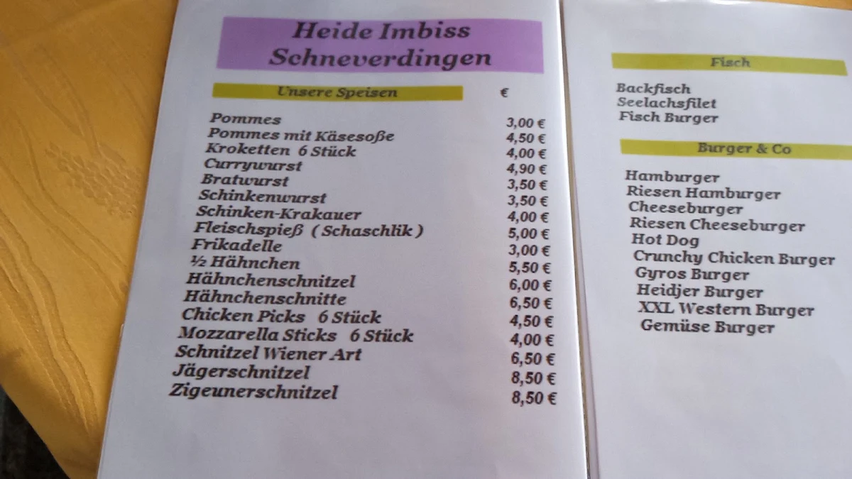 Speisekarte photo 1