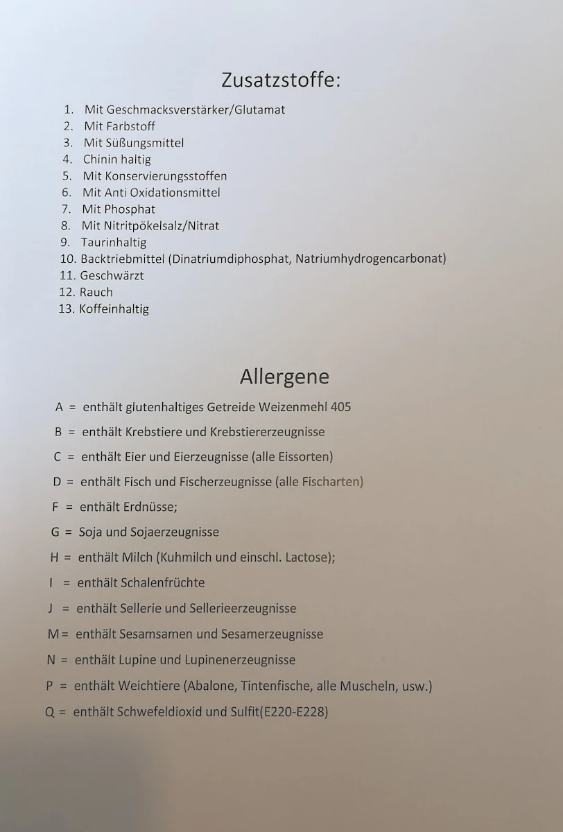 Speisekarte photo 2