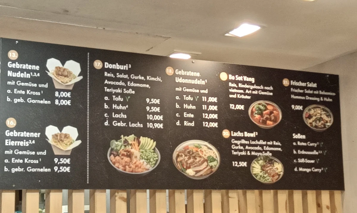 Speisekarte, Bui N‘ Go