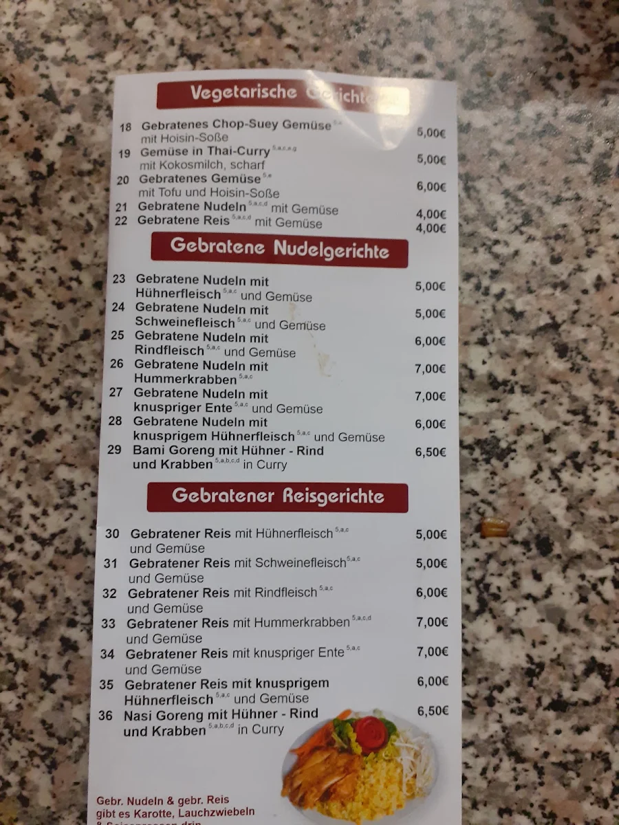 Speisekarte photo 5