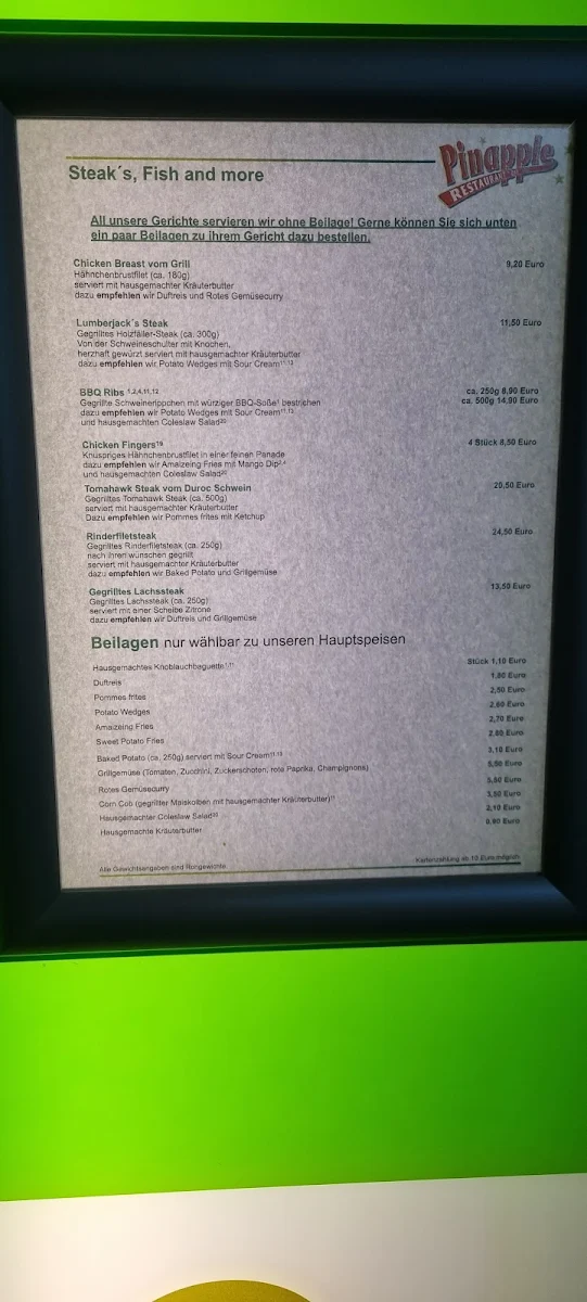Speisekarte photo 5