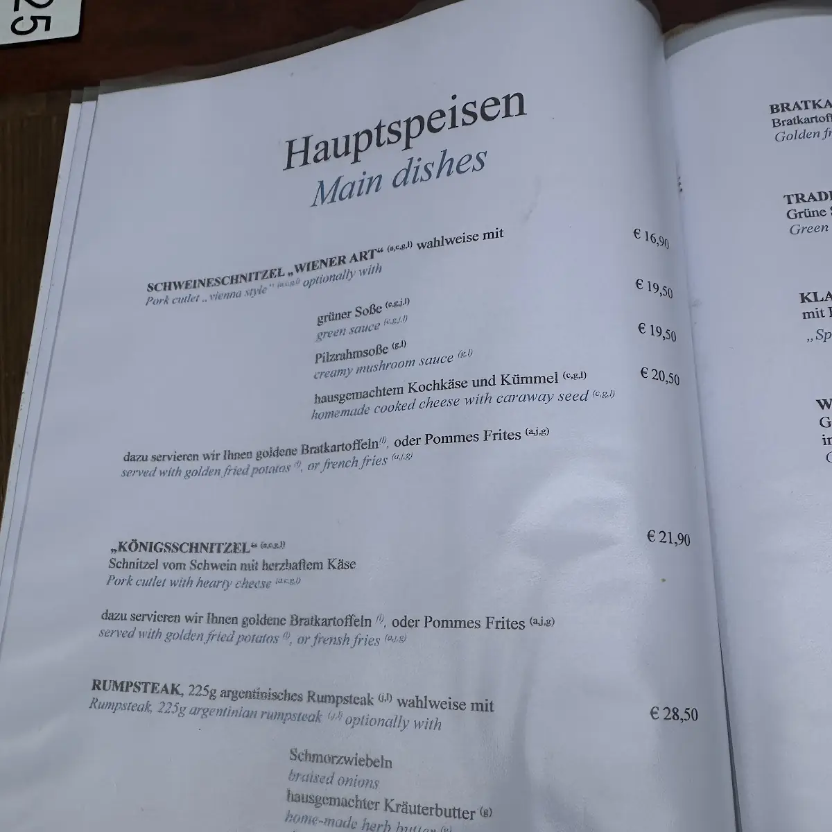 Speisekarte photo 5
