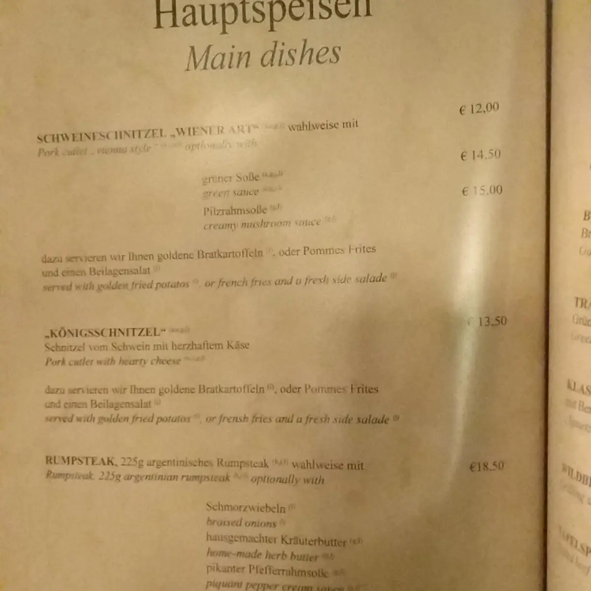Speisekarte photo 8