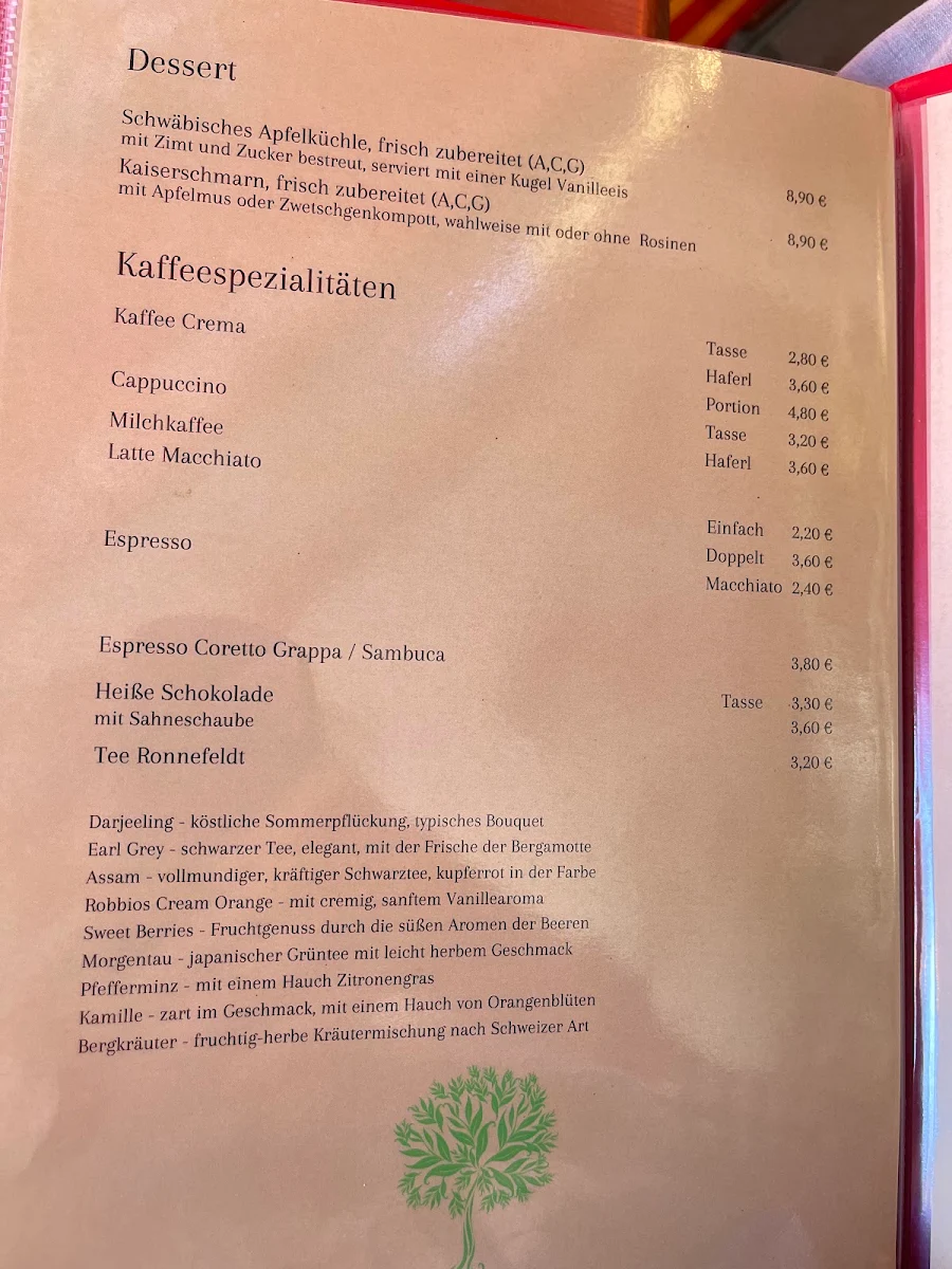 Speisekarte photo 1