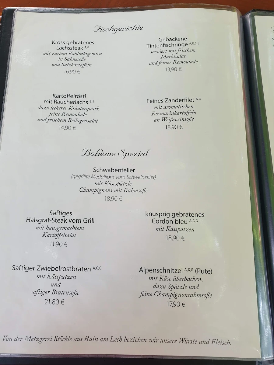 Speisekarte photo 5