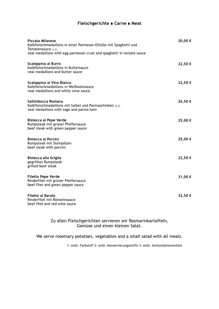 Speisekarte photo 3