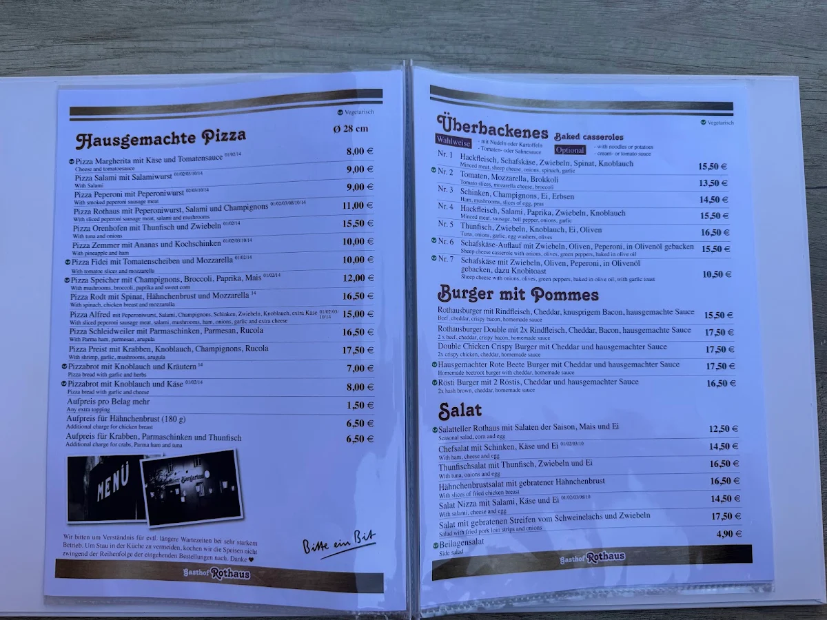 Speisekarte photo 5