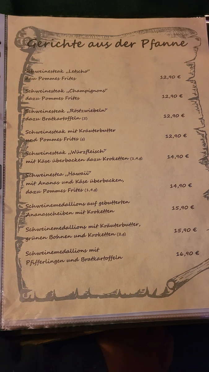 Speisekarte photo 2