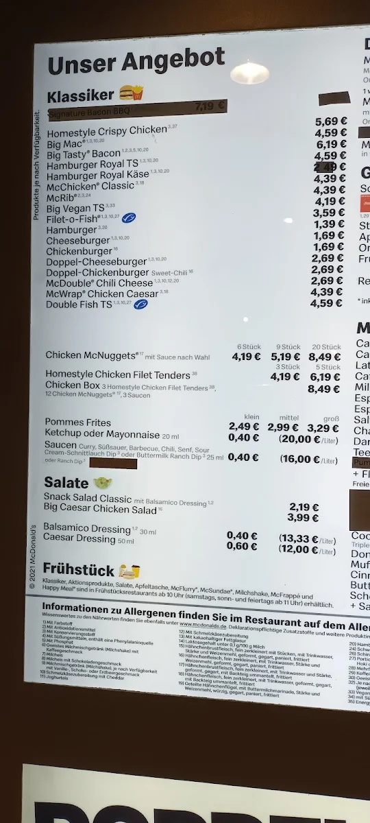 Speisekarte photo 3