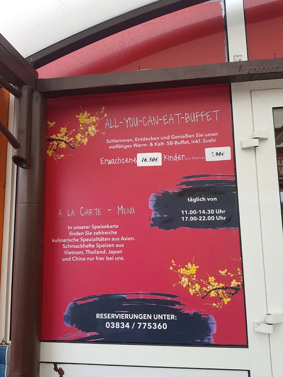 Speisekarte, Asia Restaurant Nam-Long
