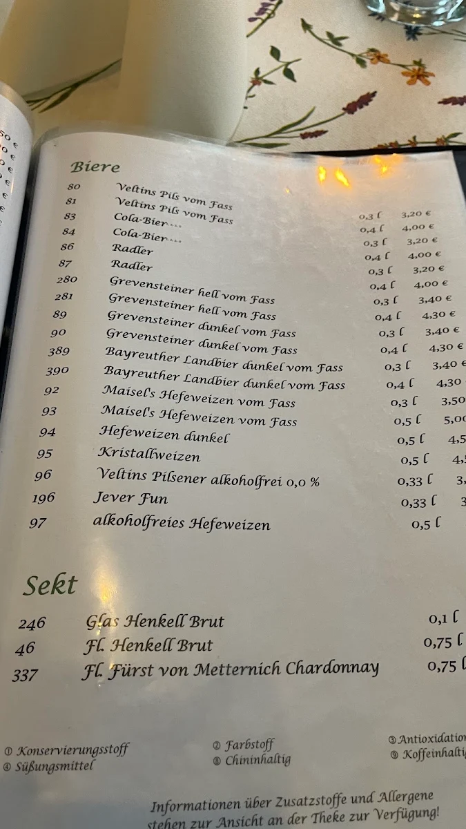Speisekarte photo 5