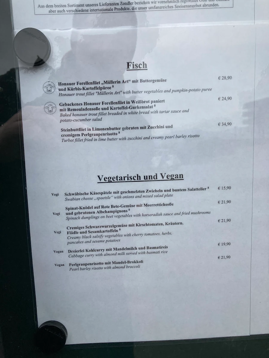 Speisekarte photo 1