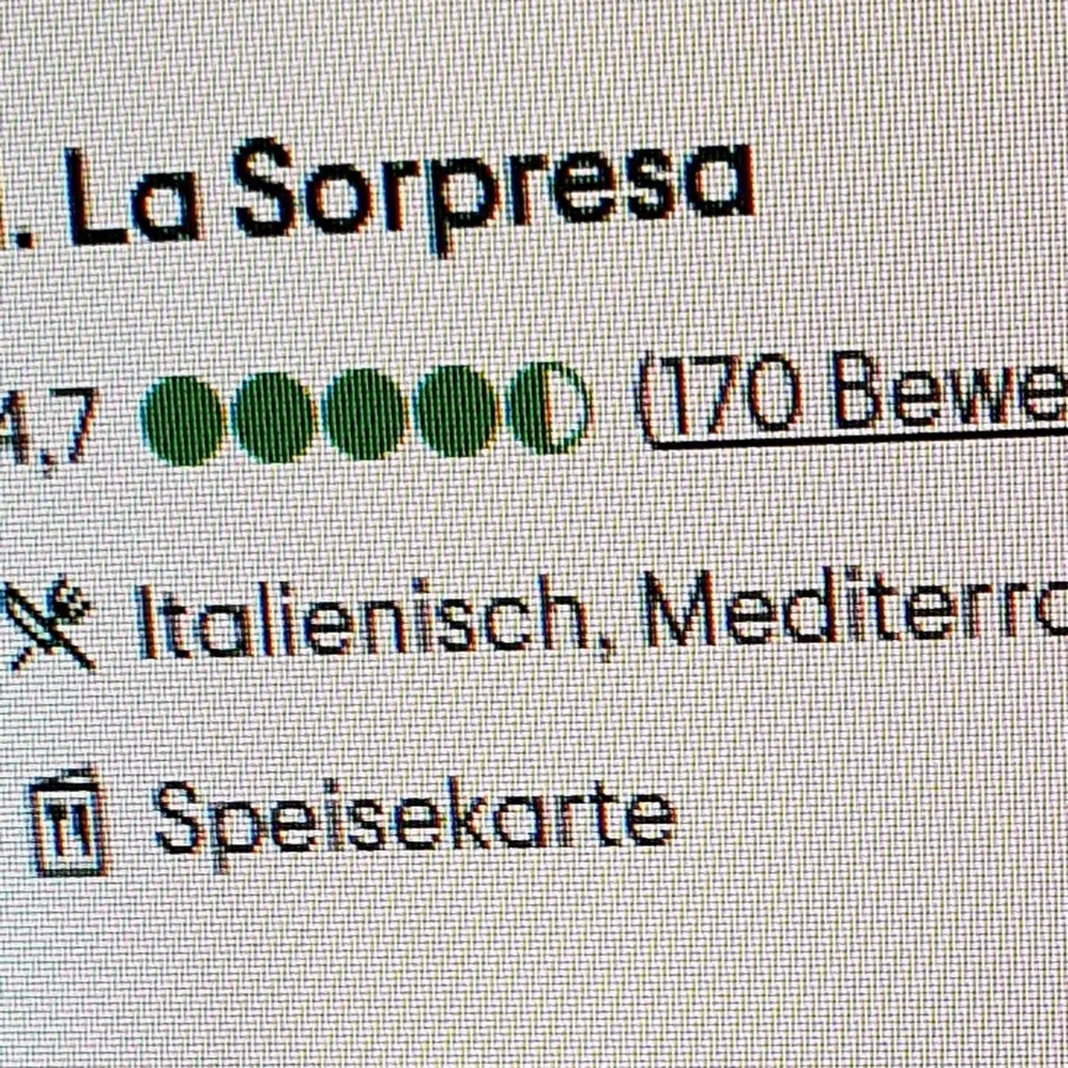 Speisekarte photo 2