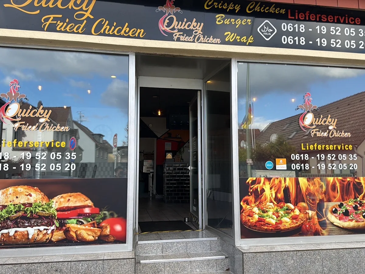Speisekarte, Quicky Fried Chicken Hanau