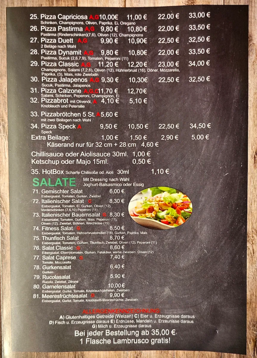Speisekarte photo 2